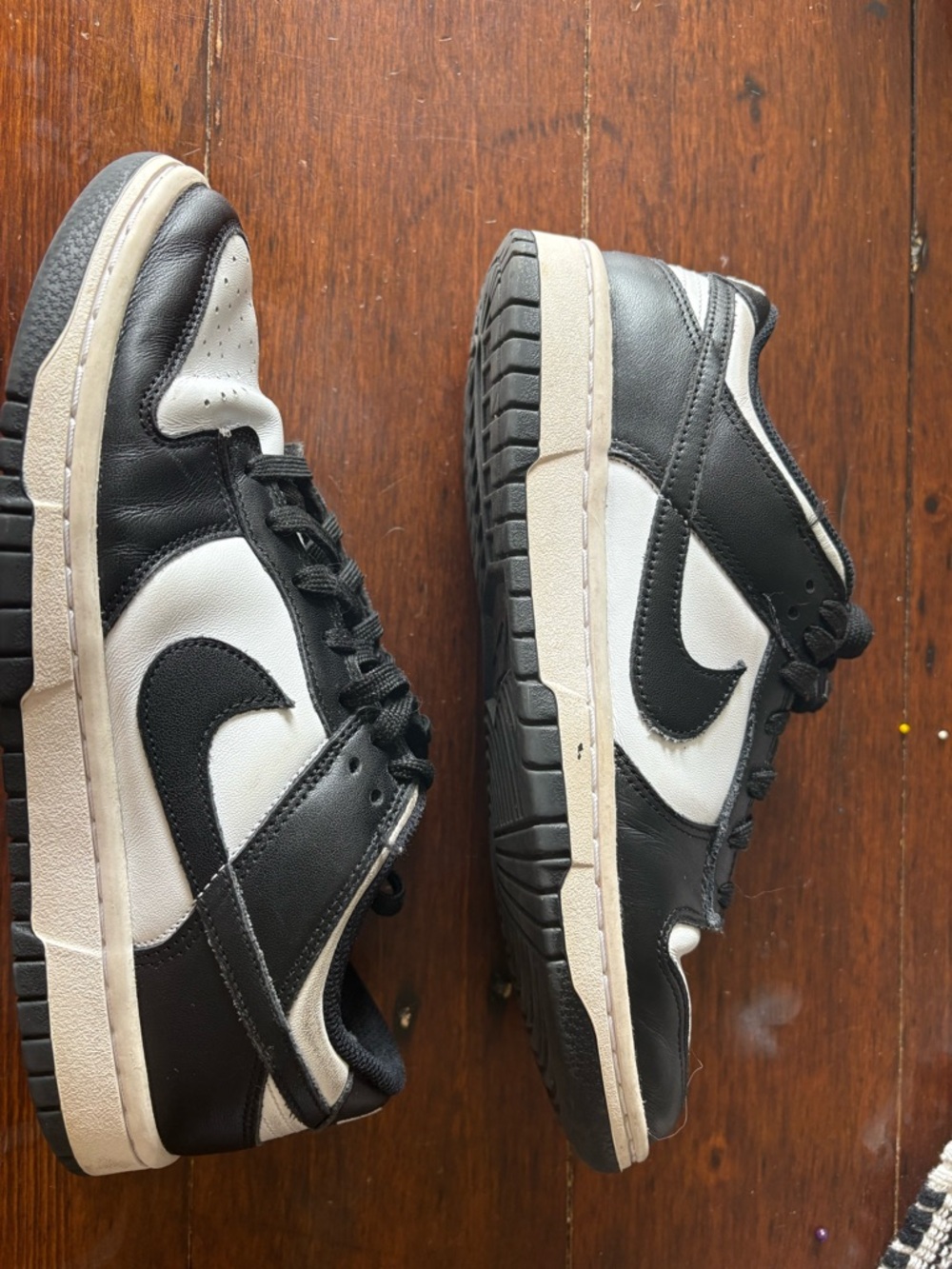 Nike Black and White Low-Top Sneakers